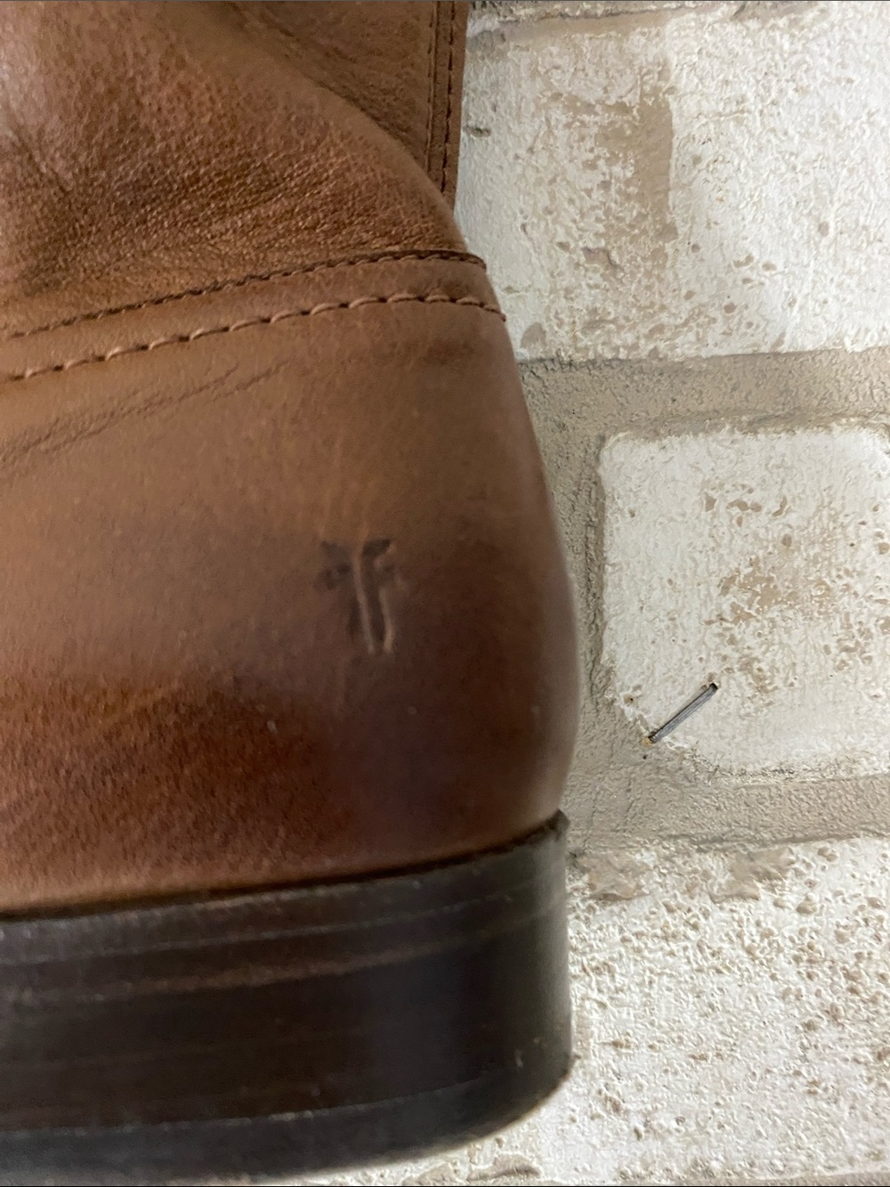 Frye Cognac Leather Over-The-Knee Riding Boots - Picture 4 of 9